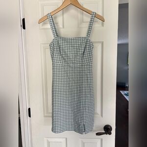 Checkered Sleeveless Dress